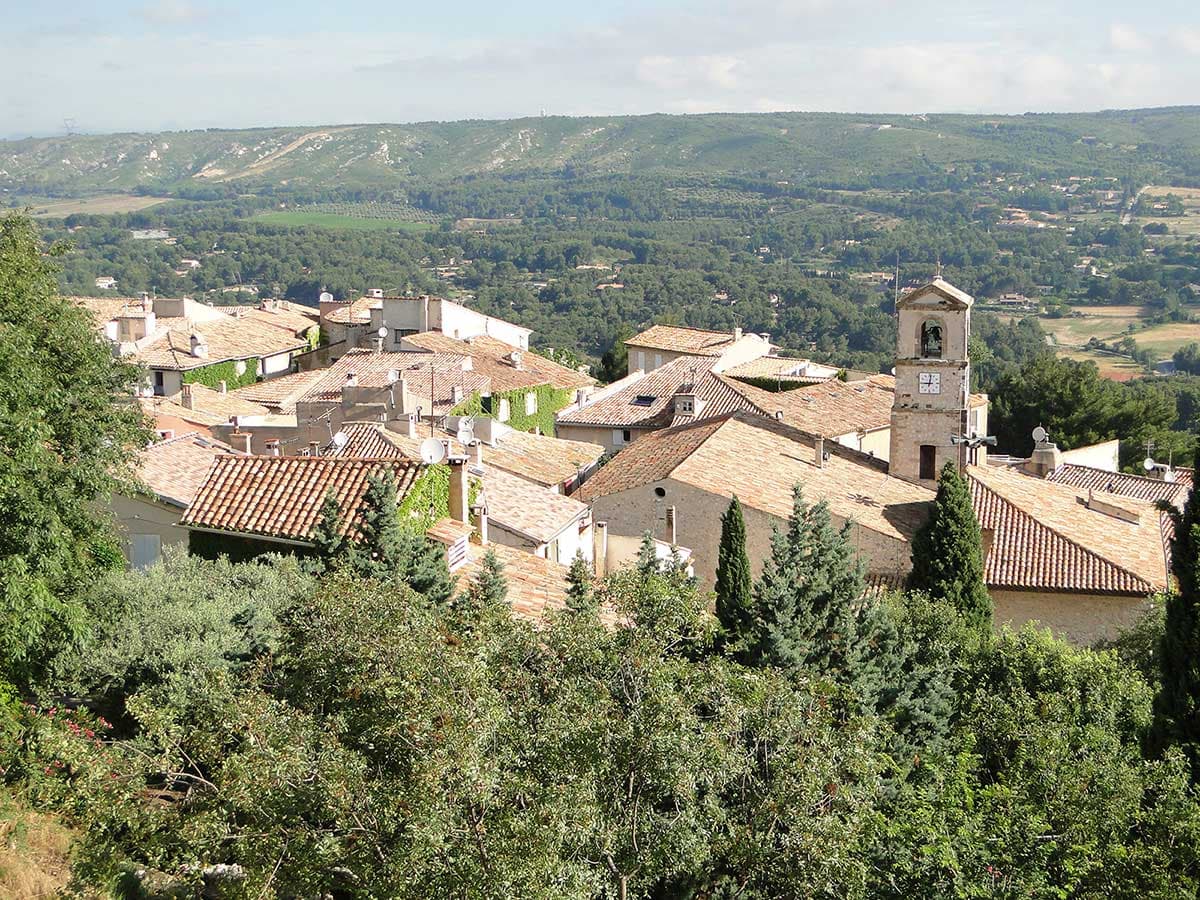 Vue sur le château de Picasso