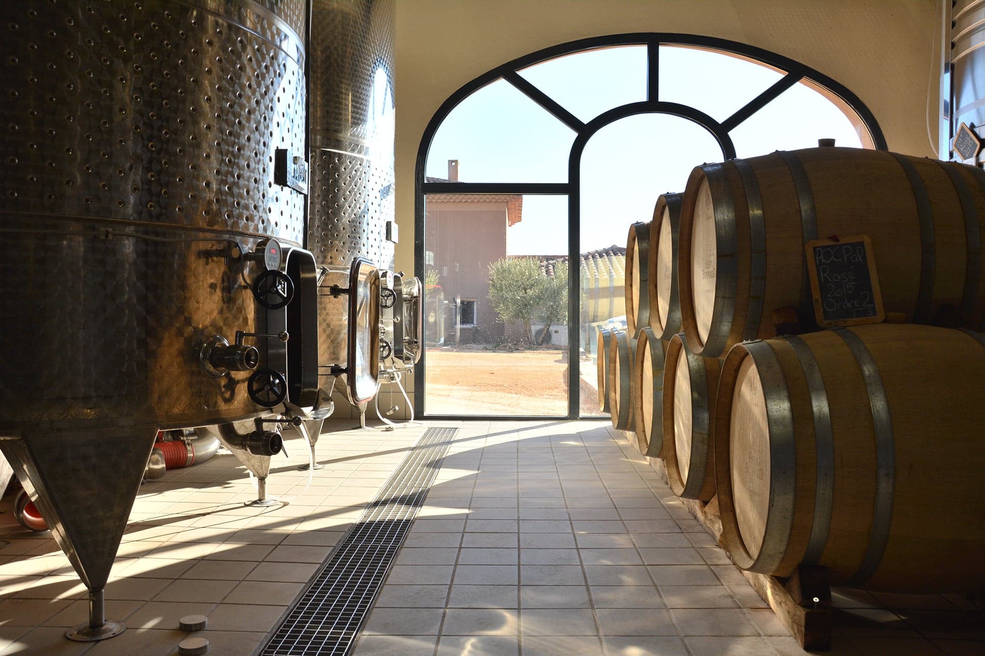 Visite d'un domaine viticole